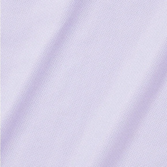 Charles Tyrwhitt Lilac Purple Spread Collar Non-Iron Henley Weave Slim Fit Shirt